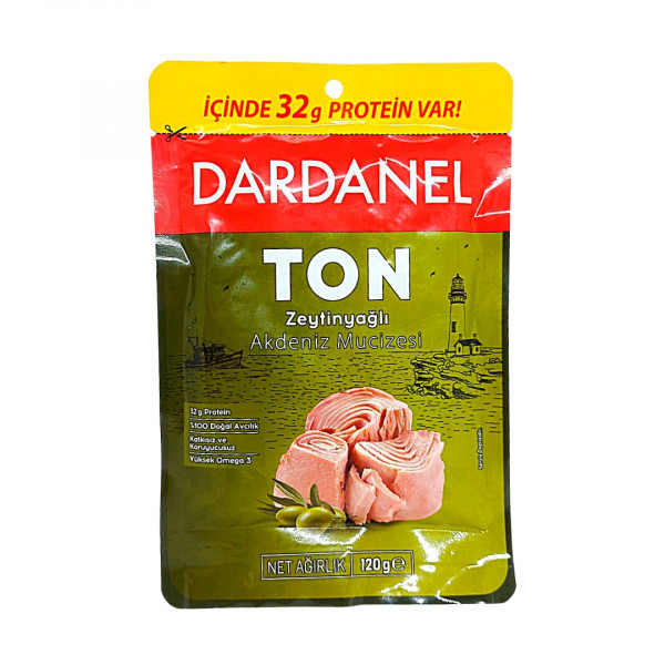Plic de ton bucati in ulei de masline Dardanel 120 g