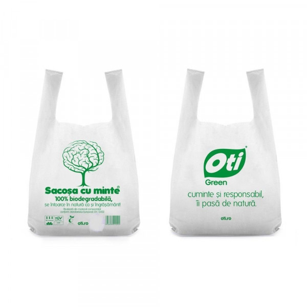 Pungi alimentare bio Oti 8 kg set 50 buc