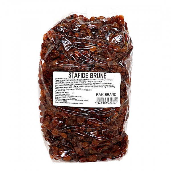 Stafide brune Pak Brand 1 kg