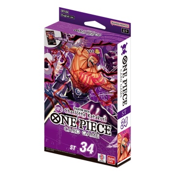 One Piece Card Game: PURPLE Charlotte Katakuri Starter Deck [ST-34] (Single Deck)