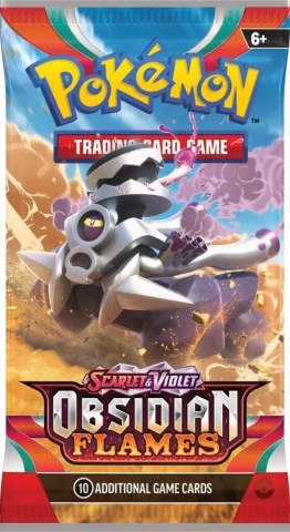 Pokémon Scarlet & Violet 3 Obsidian Flames - 1 Booster Pack Sigilat în fabrică - Img 3