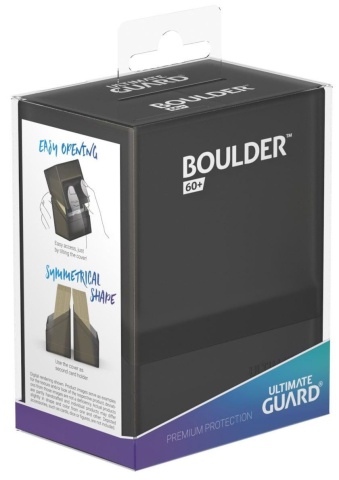 Pokemon TCG Cards - Ultimate Guard Boulder Deck Case - Standard Size, Black (60 cards) - Img 5