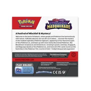 Pokémon TCG Scarlet & Violet 6 Twilight Masquerade Booster Display Case (6 boxes) - Img 3