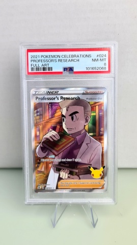 Professor's Research #024/025 (Oak) PSA 8 Near Mint Full Art (engleză) - Img 3
