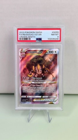 Regigigas VSTAR VSTAR #GG55/GG70 PSA 8 Near Mint Ultra Rare (engleză) - Img 2