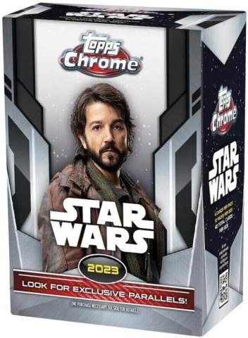 Star Wars Chrome 2023 Blaster Box (Topps) - Valuri paralele exclusive!