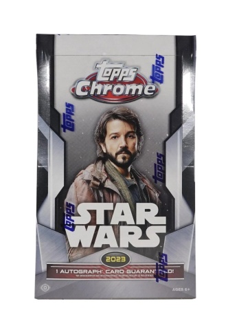 Star Wars Chrome 2023 Hobby Box (Topps) - 1 autograf garantat!