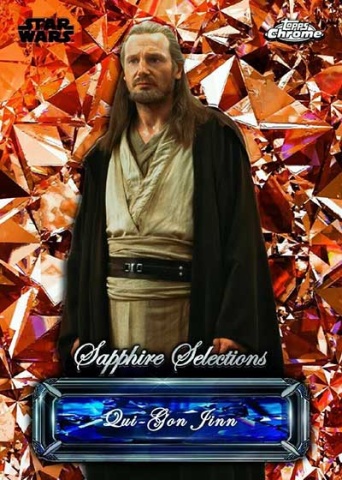 Star Wars Phantom Menace Sapphire 2024 Hobby Box (Topps) - 4 paralele numerotate garantate! - Img 4