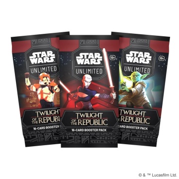 Star Wars Unlimited: Twilight of the Republic Booster Box (24 de pachete) - Img 3
