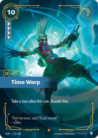 Time Warp #122/298 – Riftbound Origins (OGN) – Epic
