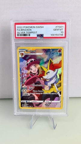 Braixen #TG01/TG30 Full Art Ultra Rare (English) PSA 10 GEM MT - Img 3