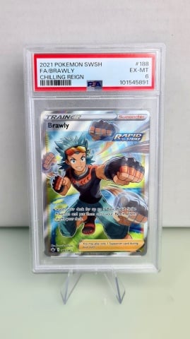Brawly FA EX-MT 6 #188/198 Full Art (engleză) PSA 6 EX MT - Img 2