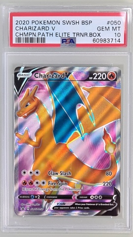 Charizard V #SWSH050 Ultra Rare V (English) PSA 10 GEM MT