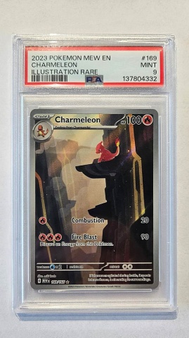 Charmeleon #169/165 Illustration Rare — PSA 9 MINT (Scarlet & Violet 151, 2023)
