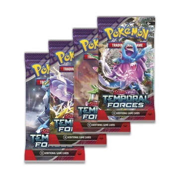 Cutie Pokémon TCG: Scarlet & Violet 5 Temporal Forces Booster Display Case (6 cutii) - Img 4