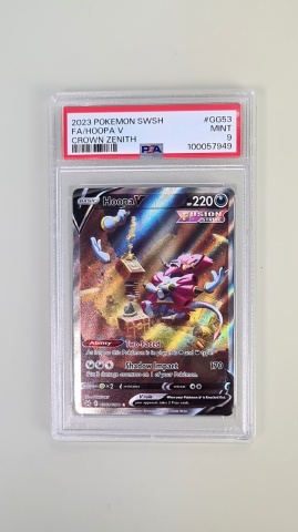 Hoopa V FA/HOOPA V #GG53/GG70 Full Art Ultra Rare (engleză) PSA 9 MINT - Img 2