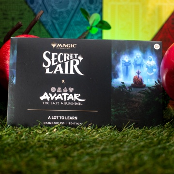 Magic: The Gathering Secret Lair x Avatar: The Last Airbender - A Lot to Learn (Rainbow Foil)