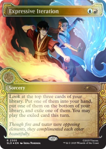 Magic: The Gathering Secret Lair x Avatar: The Last Airbender - Unul cu elementele (Rainbow Foil) - Img 7