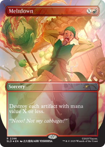 Magic: The Gathering Secret Lair x Avatar: The Last Airbender - Varza mea! (Folie curcubeu) - Img 4