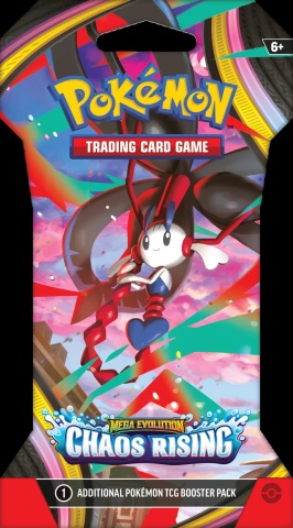 Pokémon TCG: Mega Evolution-Chaos Rising Booster cu mâneci - Img 2