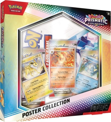 Pokemon TCG: Scarlet & Violet 8.5 Prismatic Evolutions Poster Collection Eevee