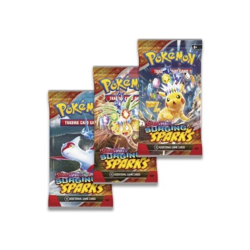 Set Pokémon TCG: Scarlet & Violet 8 Surging Sparks 3 Pack Blister - Quagsire Promo Card - Img 2
