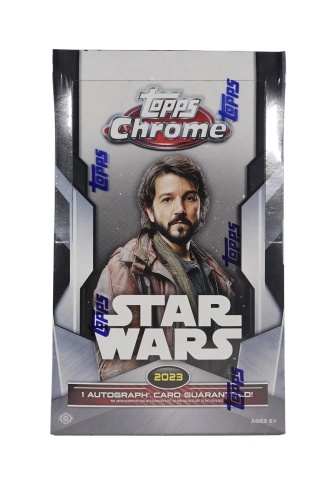 Star Wars Chrome 2023 Hobby 8-Box Case (Topps) - 8 autografe garantate! - Img 2