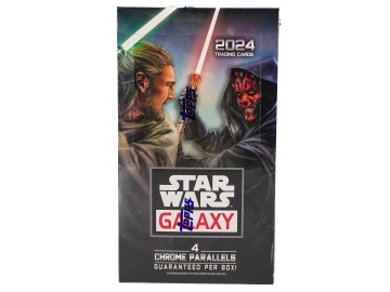 Star Wars Chrome Galaxy 2024 Hobby Box (Topps) - 4 paralele numerotate + 3 Mini Diamante!