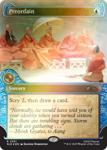 Magic: The Gathering Secret Lair x Avatar: The Last Airbender - Unul cu elementele (Rainbow Foil) - Img 4