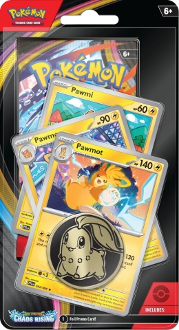 Pokémon TCG: Chaos Rising Premium Checklane Blister Pawmot - Img 2