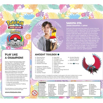 Set Pokémon TCG: 2024 World Championship Deck - Sakuya Ota: Cutia cu instrumente antice - Img 2