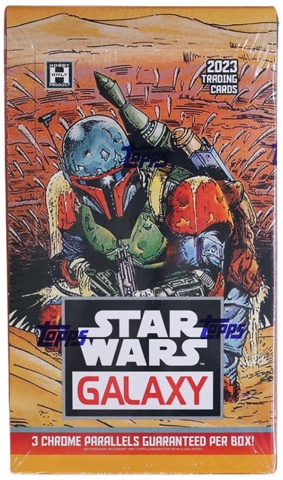 Star Wars Chrome Galaxy 2023 Hobby Box (Topps) - 3 Numbered Parallels per Box!