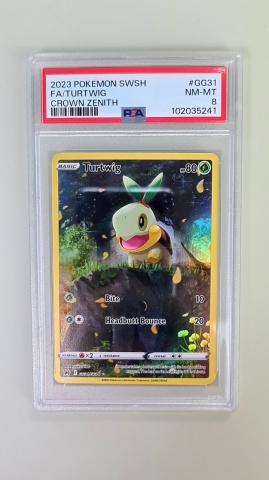 Turtwig #GG31/GG70 PSA 8 Near Mint Holo Rare (engleză) - Img 2