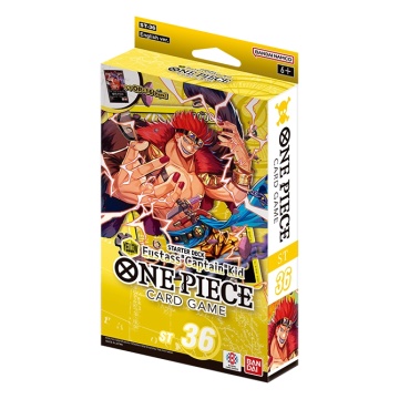 One Piece Card Game: YELLOW Eustass "Captain" Kid Starter Deck [ST-36] (Single Deck)