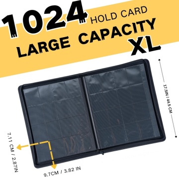 Pokemon Binder 1024 Sleeves cu 16 Sloturi/pagină Compatibile Pokemon, MTG, Yu-Gi-OH! - Img 2