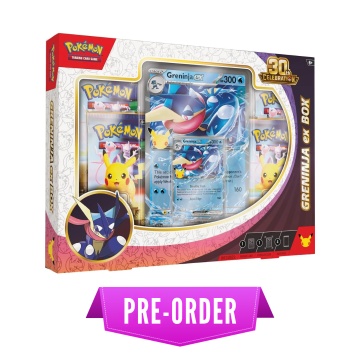 Pokemon TCG: 30th Celebration Pokemon ex Box - Greninja ex
