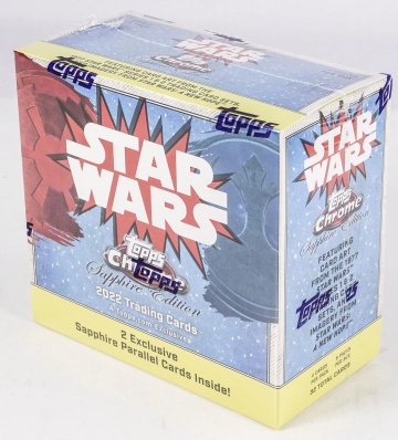 Star Wars Chrome Sapphire Edition 2022 Hobby Box (Topps) - 2 Numbered Parallels!
