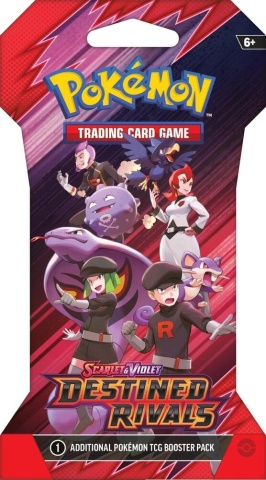 Booster Pack cu card Sleeve Pokémon TCG Destined Rivals (Team Rocket) - Scarlet & Violet 10 (Română)