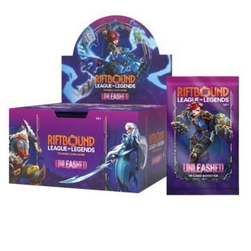 League of Legends TCG: Riftbound Set Three Unleashed Booster Display Box (24 Packs)