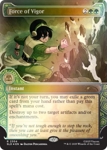 Magic: The Gathering Secret Lair x Avatar: The Last Airbender - Unul cu elementele (Rainbow Foil) - Img 8
