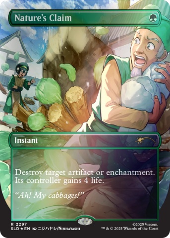 Magic: The Gathering Secret Lair x Avatar: The Last Airbender - Varza mea! (Folie curcubeu) - Img 5