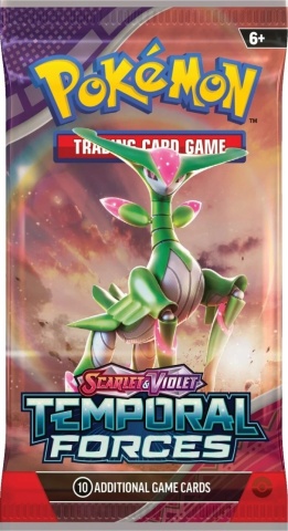 Pachet Carti Pokémon TCG: Scarlet & Violet 5 Temporal Forces RO Factory Sealed Booster Pack - 1 Pachet Booster - Img 4