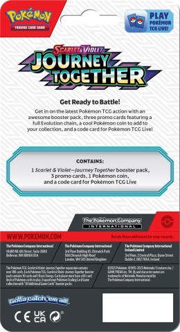 Precomanda: Pachet Cărți Pokemon TCG: Scarlet & Violet 9 Journey Together Premium Checklane Blister - Rhyperior - Img 2