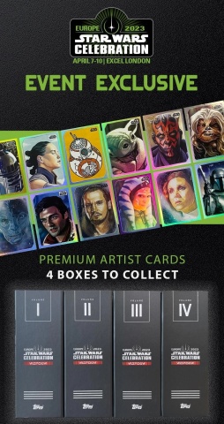 Star Wars Celebration Volume 1 (Trilogia originală) Hobby Box (Topps 2023) - 2 paralele garantate! - Img 3