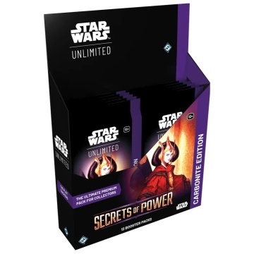 Star Wars Unlimited: Secretele puterii Carbonite Booster Box (12 pachete)