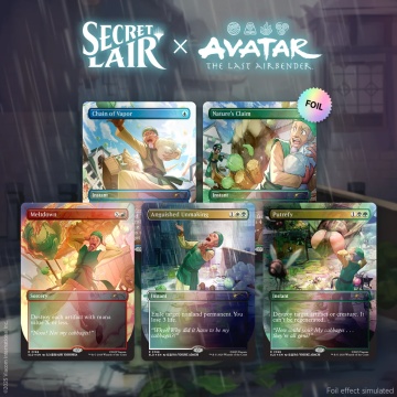Magic: The Gathering Secret Lair x Avatar: The Last Airbender - Varza mea! (Folie curcubeu) - Img 2