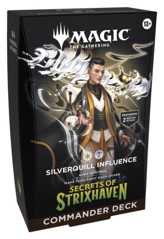 Magic: The Gathering Secrets of Strixhaven Silverquill Influence Commander Deck