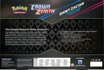 Pokémon TCG Sword & Shield 12.5: Crown Zenith Premium Figure Collection - Shiny Zacian - Img 4