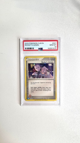 Rocket's Admin #027/034 Pokémon Celebrations (engleză) PSA 10 Gem Mint - Img 2