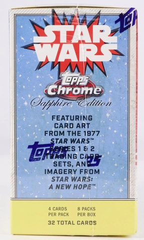 Star Wars Chrome Sapphire Edition 2022 Hobby Box (Topps) - 2 paralele numerotate! - Img 3